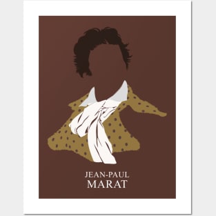 Jean-Paul Marat - Minimalist Portrait Posters and Art